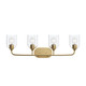 Ilia Four Light Bath Vanity (P300574-191)