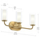 Mack Three Light Bath Vanity (P300576-191)