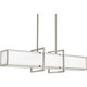 Progress Lighting - P3898-09 - Four Light Linear Pendant - Haven - Brushed Nickel