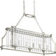 Progress Lighting - P400079-134 - Six Light Island Pendant - Desiree - Silver Ridge
