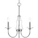 Progress Lighting - P400102-015 - Three Light Chandelier - Litchfield - Polished Chrome