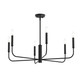 Progress Lighting - P400448-31M - Six Light Chandelier - Reines - Matte Black