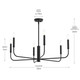 Reines Six Light Chandelier (P400448-31M)