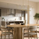 Reines Six Light Linear Chandelier (P400450-191)