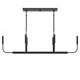 Reines Six Light Linear Chandelier (P400450-31M)