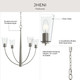 Jheni Four Light Chandelier (P400453-009)