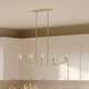 Jheni Five Light Linear Chandelier (P400456-191)