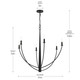 Jheni Six Light Chandelier (P400460-31M)
