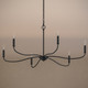 Ilia Six Light Chandelier (P400464-31M)