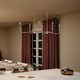 Ilia Six Light Linear Chandelier (P400466-009)