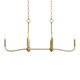 Ilia Six Light Linear Chandelier (P400466-191)