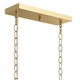 Ilia Six Light Linear Chandelier (P400466-191)
