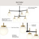 Rigsby Six Light Chandelier (P400470-319)