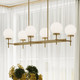 Rigsby Six Light Linear Chandelier (P400471-191)
