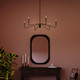 Pilar Six Light Chandelier (P400472-31M)