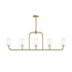 Mack Five Light Linear Chandelier (P400476-191)