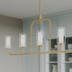 Mack Five Light Linear Chandelier (P400476-191)