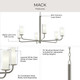 Mack Six Light Chandelier (P400477-009)