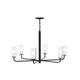 Mack Six Light Chandelier (P400477-31M)