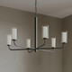 Mack Six Light Chandelier (P400477-31M)