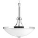 Progress Lighting - P500054-015 - Three Light Inverted Pendant - Topsail - Polished Chrome
