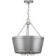 Progress Lighting - P500227-141 - Three Light Outdoor Pendant - Galveston - Galvanized Finish
