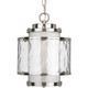 Progress Lighting - P5589-09 - One Light Hanging Lantern - Bay Court - Brushed Nickel