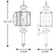 Roman Coach One Light Wall Lantern (P5773-20)