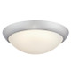 Westinghouse Lighting - 6137400 - LED Flush Mount - Redbank - Brushed Nickel