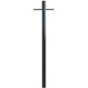 Westinghouse Lighting - 6695500 - Fixture Post with Ground Convenience Outlet and Dusk to Dawn Sensor - Posts Black - Black