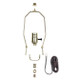 Westinghouse Lighting - 7026800 - Make-A-Lamp 3-Way Socket Kit - Make-A-Lamp Kit - Brass-Plated