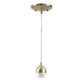 Westinghouse Lighting - 7028700 - One Light Mini Pendant - Mini Pendant - Antique Brass