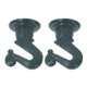 Westinghouse Lighting - 7045200 - 1 1/2 Swag Hook Kit - Swag Hook - Black