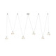 Arteriors - DLC58 - LED Chandelier - Noble - Clear/Chrome