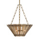 Arteriors - DSI16 - Three Light Chandelier - Decora - Smoke/Antique Brass