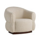 Arteriors - FRU14 - Chair - Alexandra - Oatmeal/Dark Walnut