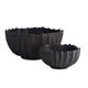 Arteriors - GDATC01 - Centerpieces Set of 2 - Neushoorn - Ebony