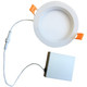 Bulbrite - 773260 - Recessed Downlight - Recessed - White Round - Baffled Trim - Ultra Slim