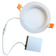 Bulbrite - 773270 - Recessed Downlight - Recessed - White Round - Baffled Trim - Ultra Slim