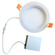 Bulbrite - 773272 - Recessed Downlight - Recessed - White Round - Baffled Trim - Ultra Slim