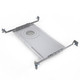 Bulbrite - 773300 - Recessed Downlight - Metal Mounting Bracket for 3 4 6 Downlights - Expands up to 24 Space