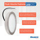Builder Fixtures 5" Flush Mount (773602)