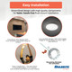 Builder Fixtures 7" Flush Mount (773605)