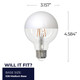 Bulbrite - 776839 - Light Bulb - Half Series - Half White