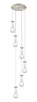 Innovations - 116-451-1P-SN-G451-4SDY - Six Light Pendant - Downtown Urban - Brushed Satin Nickel