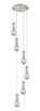 Innovations - 116-451-1P-SN-G451-4SM - Six Light Pendant - Downtown Urban - Brushed Satin Nickel