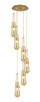Innovations - 116-452-1P-BB-G452-4ME - Six Light Pendant - Downtown Urban - Brushed Brass