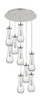 Innovations - 119-451-1P-PN-G451-4SDY - Nine Light Pendant - Downtown Urban - Brushed Polished Nickel