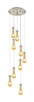 Innovations - 119-451-1P-SN-G451-4ME - Nine Light Pendant - Downtown Urban - Brushed Satin Nickel