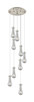 Innovations - 119-451-1P-SN-G451-4SM - Nine Light Pendant - Downtown Urban - Brushed Satin Nickel